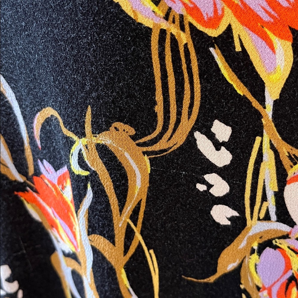 Free People Black Dress with Colorful Floral Design - Picture 6 of 8